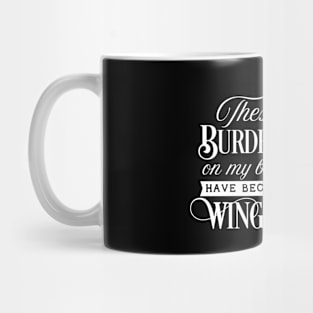 These Burdens On My Back Have Become Wings Motivational Quote Mug